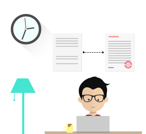 48 hour turnaround illustration