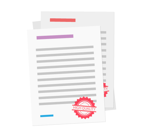 High quality results illustration