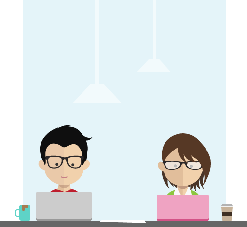 Multiple reviews illustration